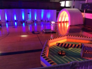 Conant's gym, transformed by Boom Entertainment.