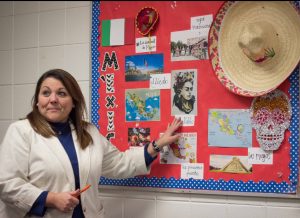 Ms. Doan teaches her students about Mexican culture.