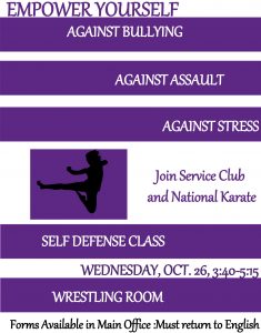 Flyer advertising the event 
